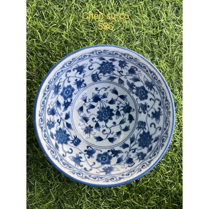 (xả hàng) Bộ 10 Chén bát ăn cơm sứ cổ bát tràng phong cách Nhật Bản Cao Cấp đủ bông-6cm x 11,5cm(100%hàng loại1)