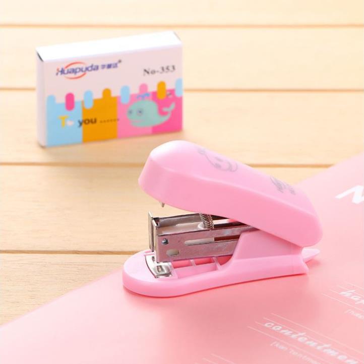 dập ghim mini +1 hộp đạn ghim H41