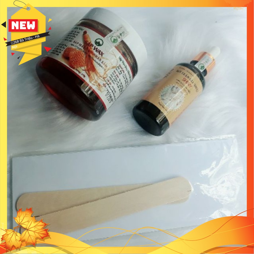 Wax triệt lông shiny handemade combo 4 món