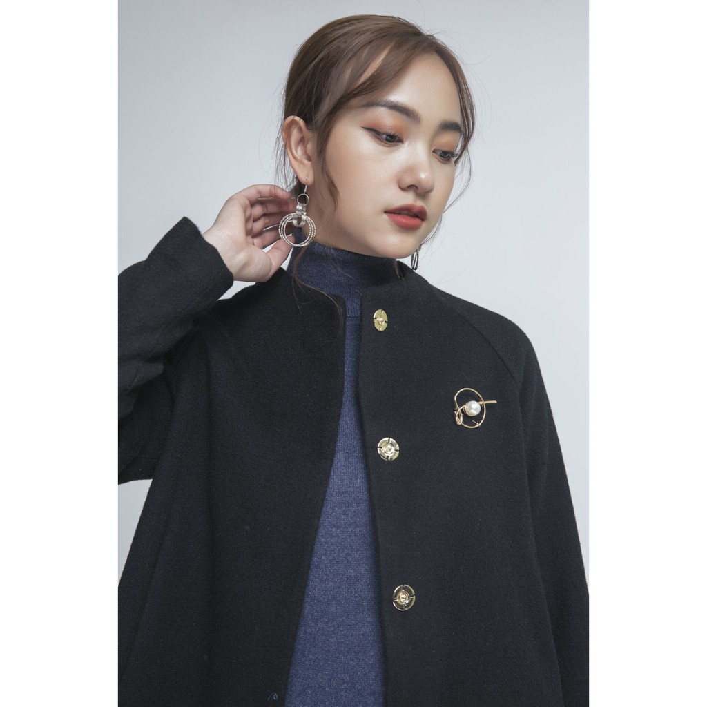 Áo khoác dạ Nữ dáng suông IVY moda MS 71M4156 | BigBuy360 - bigbuy360.vn