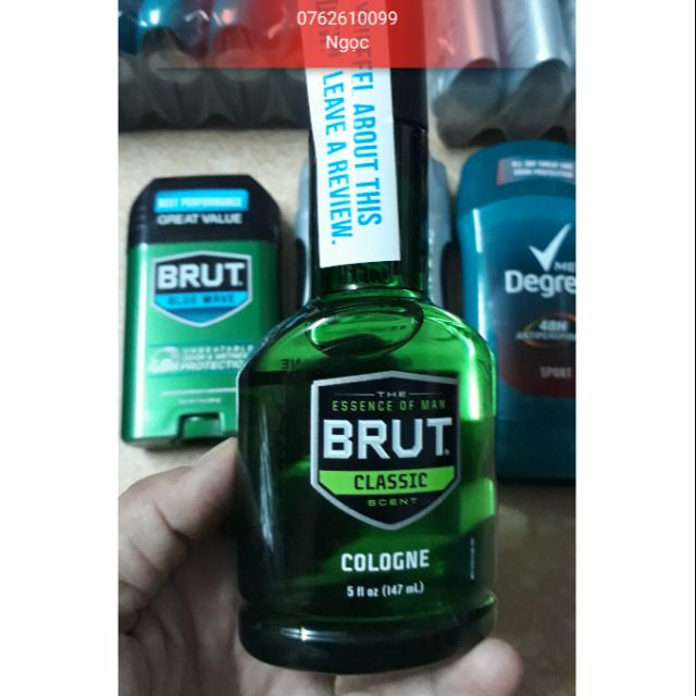 Nước hoa Nam BRUT CLASSIC SCENT Cologne  - Hàng Mỹ