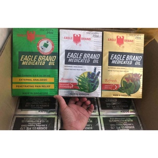 Dầu gió xanh con ó hàng Singapore 24ml