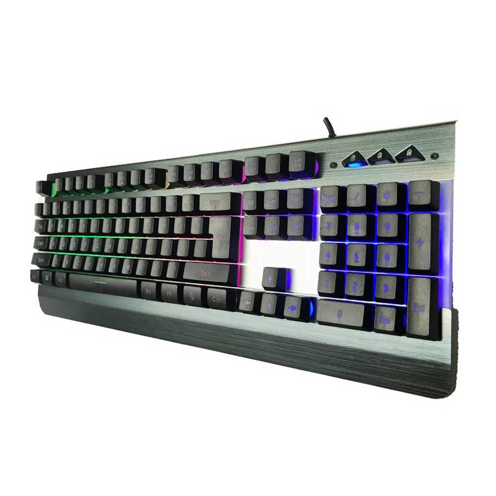 Bộ Bàn Phím Giả Cơ Royal Kludge KR M911 Led Gaming Black - USB Bảo hành 12 Tháng