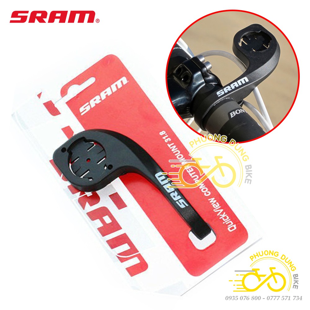 Giá pas gắn đồng hồ xe đạp Garmin, iGPSPORT - Nhãn hiệu Sram