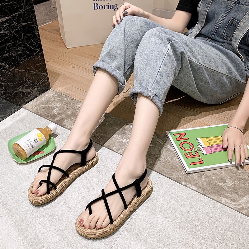 Giày Sandal Đế Dày Trọng Lượng Nhẹ Phong Cách Thời Trang Mùa Hè~2022