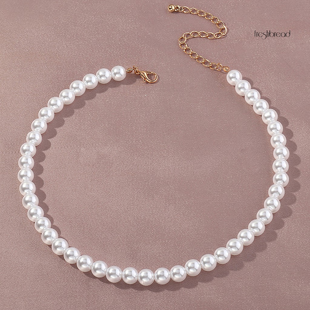 1/5 vòng cổ Choker đính ngọc trai sang trọng cao cấp