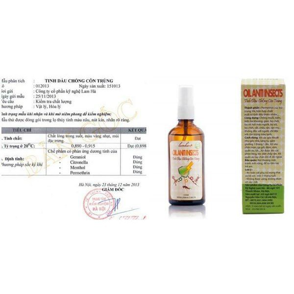 Tinh Dầu Chống Côn Trùng Lam Hà Anti-Insects Oil