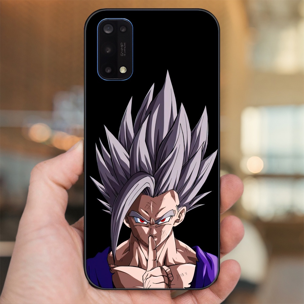 Ốp lưng Realme 7 Pro viền đen in hình Gohan Dragon Ball