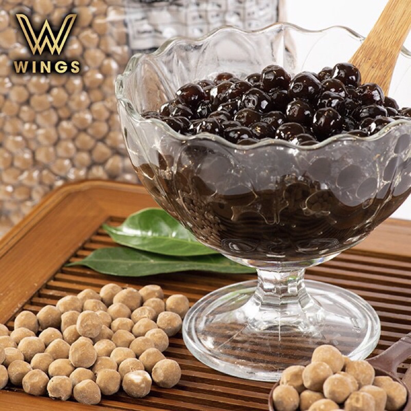 Trân châu Đài Loan Wings 200g , ô long, pho mai, lá dứa