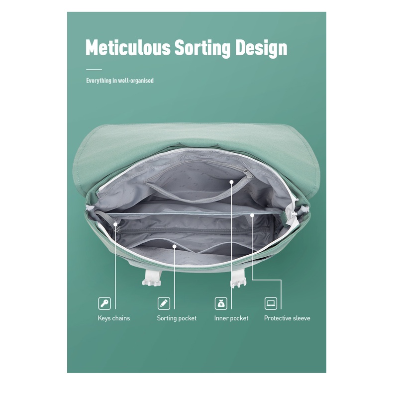 MAH OLI Túi Cambridge phong cách tái chế Ba lô máy tính xách tay du lịch giải trí – tiêu chuẩn