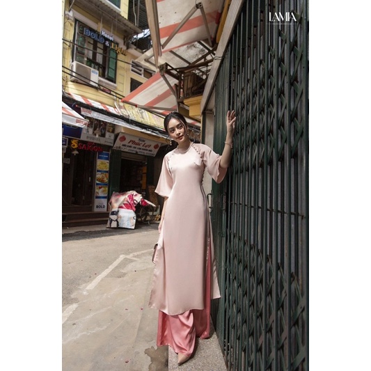 Áo dài lụa LAMIA