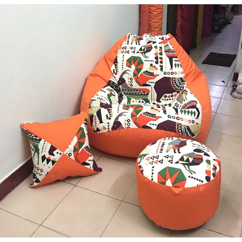 🍀 Vỏ + Lót ghế lười hạt xốp Sofa - 🍀