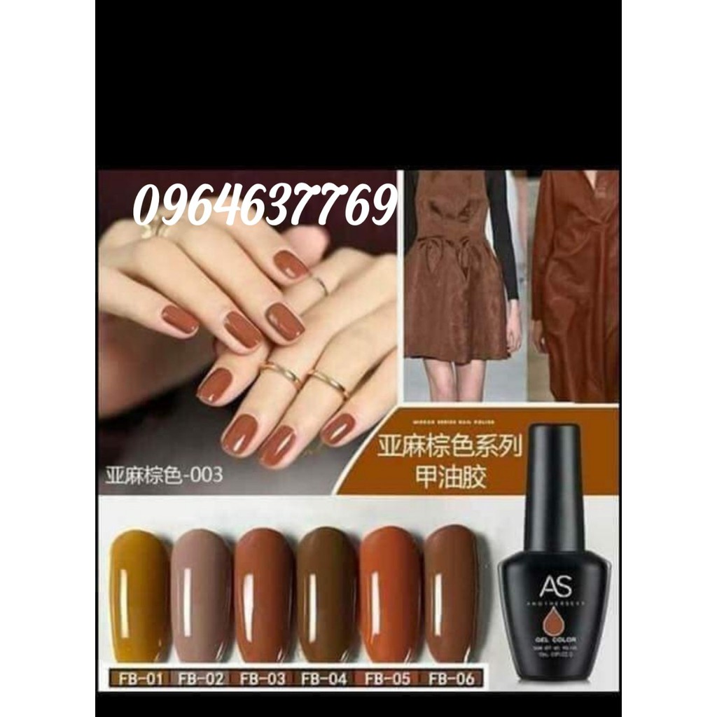 SƠN GEL AS MÃ FB 15ML chai đen
