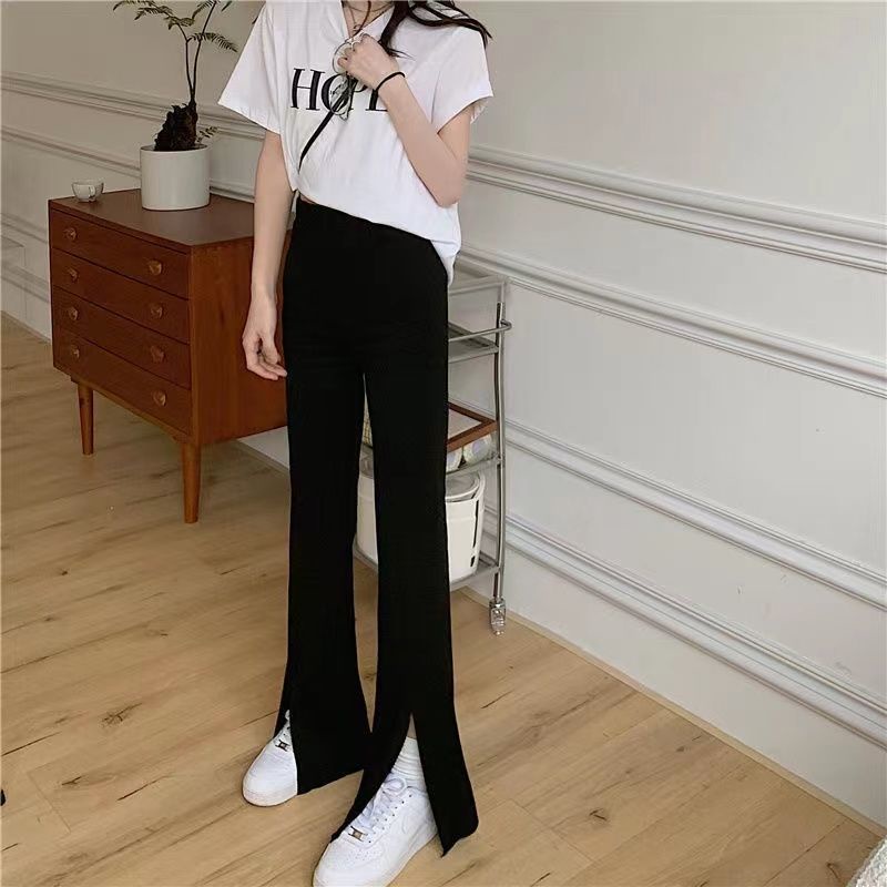 Quần Dài Ống Rộng Lưng Cao Phong Cách Hàn Quốc Cho Nữ quần Nữ NZ-CK-16