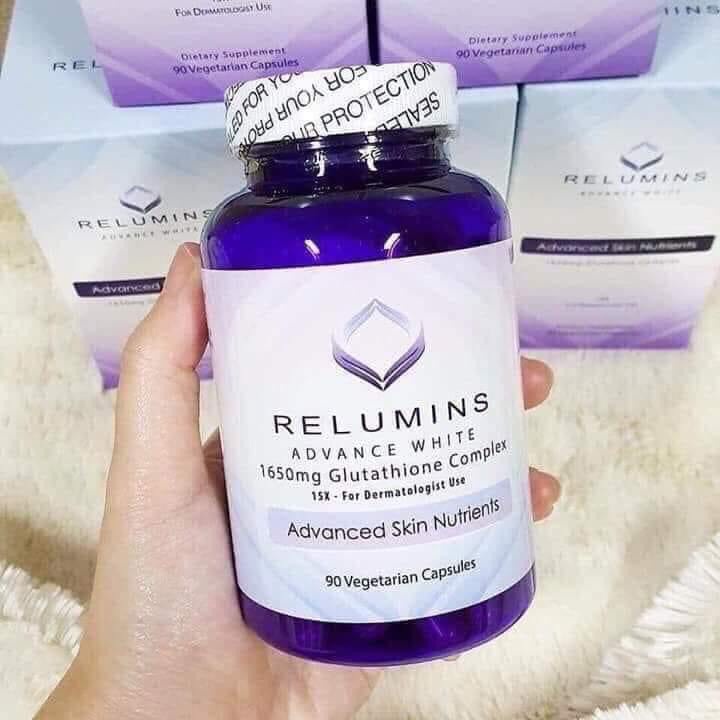 Viên uống trắng da Relumins Advance White 1650mg 90 viên