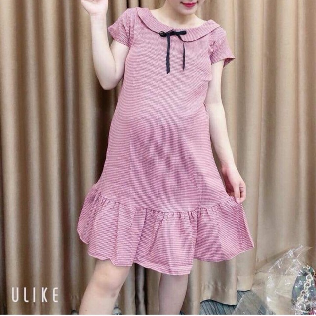 váy bầu kẻ