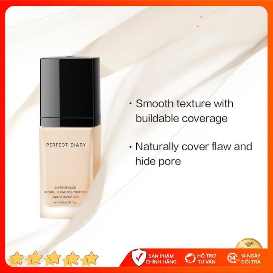 💥Hàng chính hãng💥Kem Nền Perfect Diary Dạng Lỏng Tự Nhiên Lớp Che Phủ Cao 10 Tông Màu Tuỳ Chọn 30ml | BigBuy360 - bigbuy360.vn