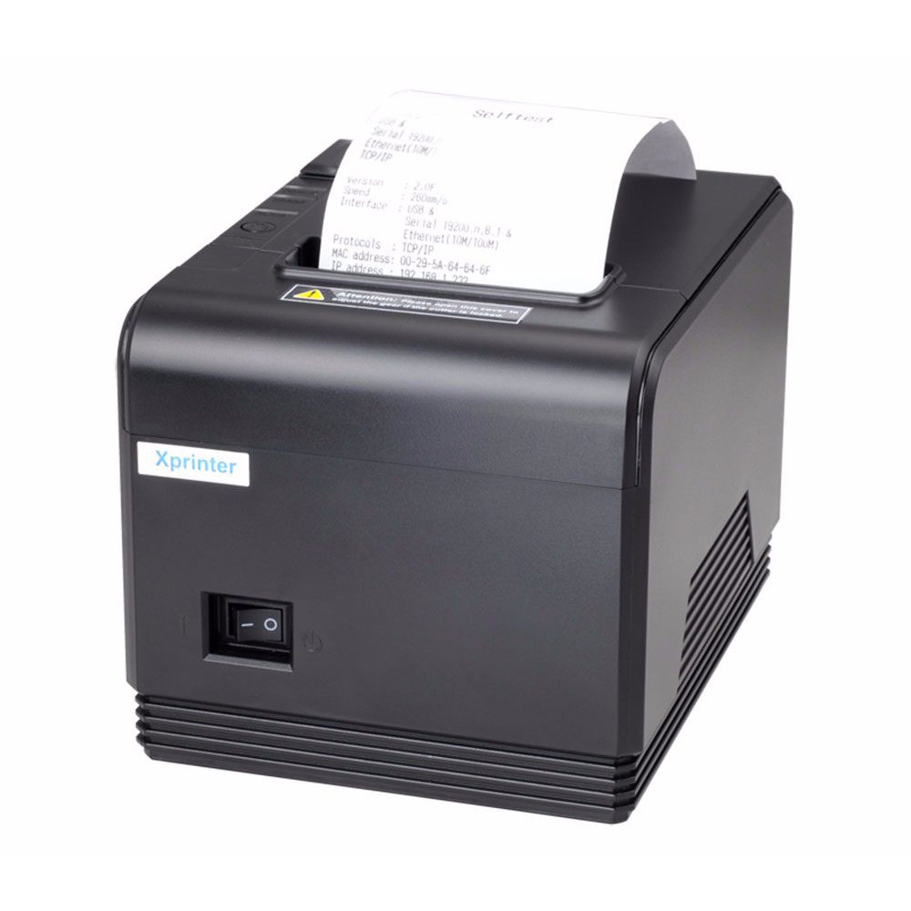 Máy in nhiệt - in bill (hóa đơn) Xprinter Q200 ( Nhà Hàng, Cafe, Trà Sữa ) - Chính Hãng