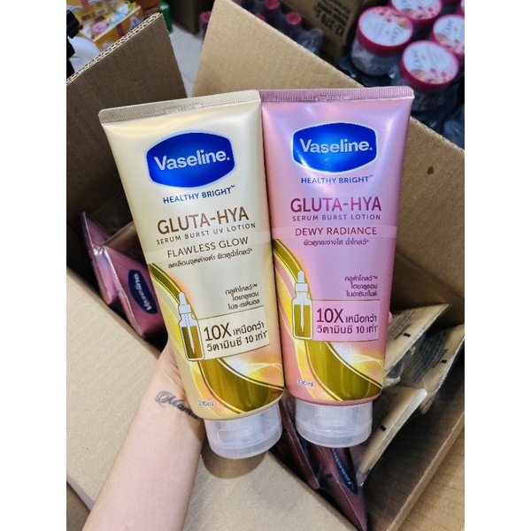 Vaseline 10x dưỡng trắng ban ngày và ban đêm Hàng Siêu Thị Thái Lan