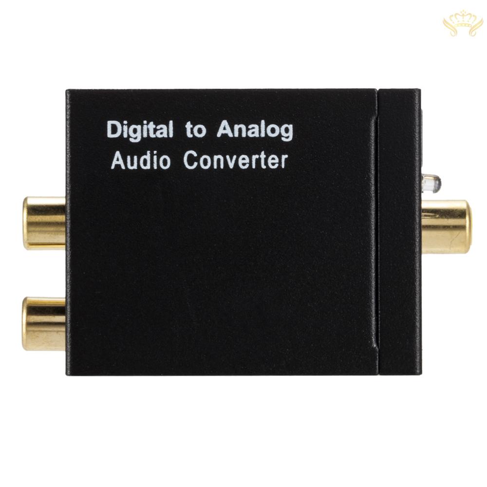 New  3.5mm Digital to Analog Audio Converter Optical Fiber Coaxial Signal to Analog Audio Adapter