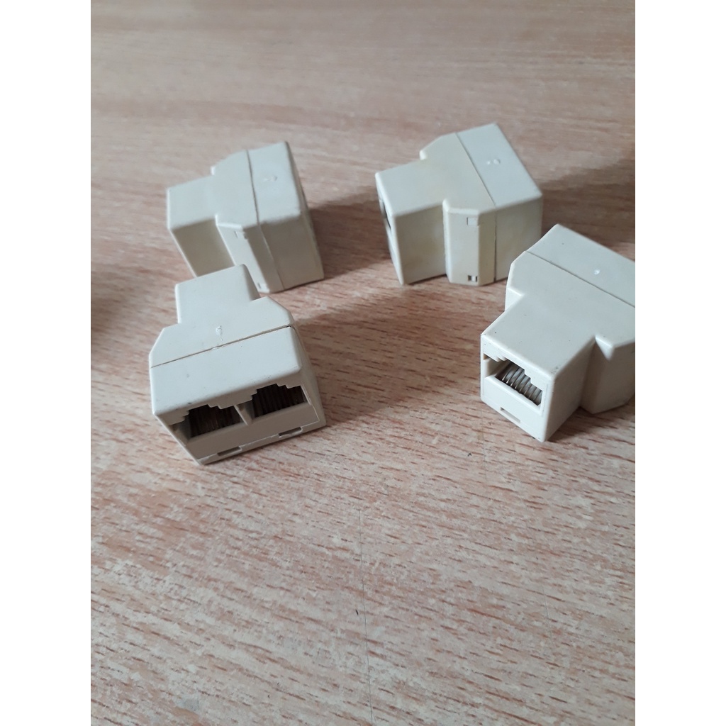 Đầu nối mạng Rj45-chia mạng lan 1 ra 2