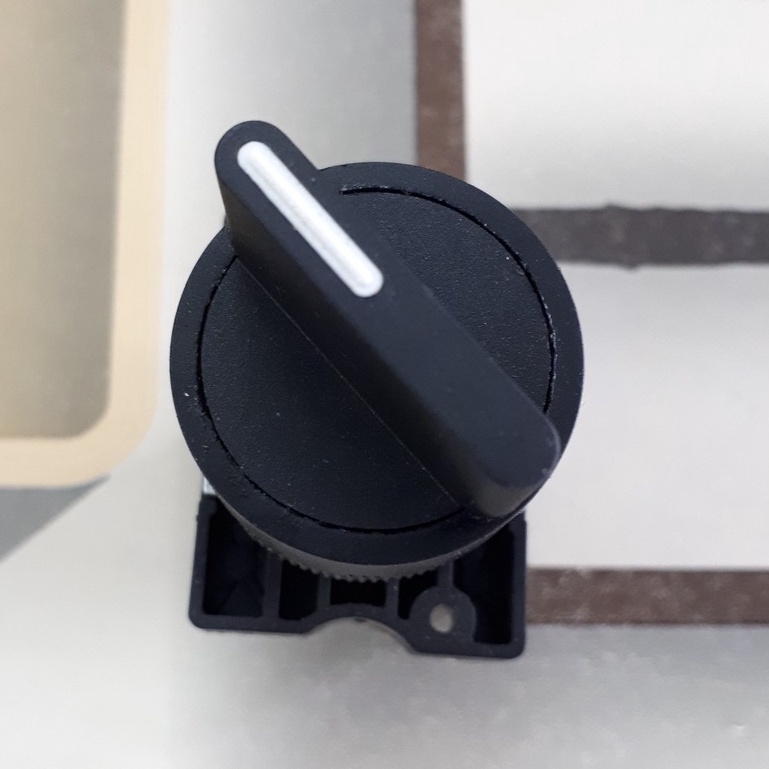 Công tắc xoay 2 vị trí cần ngắn phi 22mm NP2-ED21 tiếp điểm 1NO - Chint