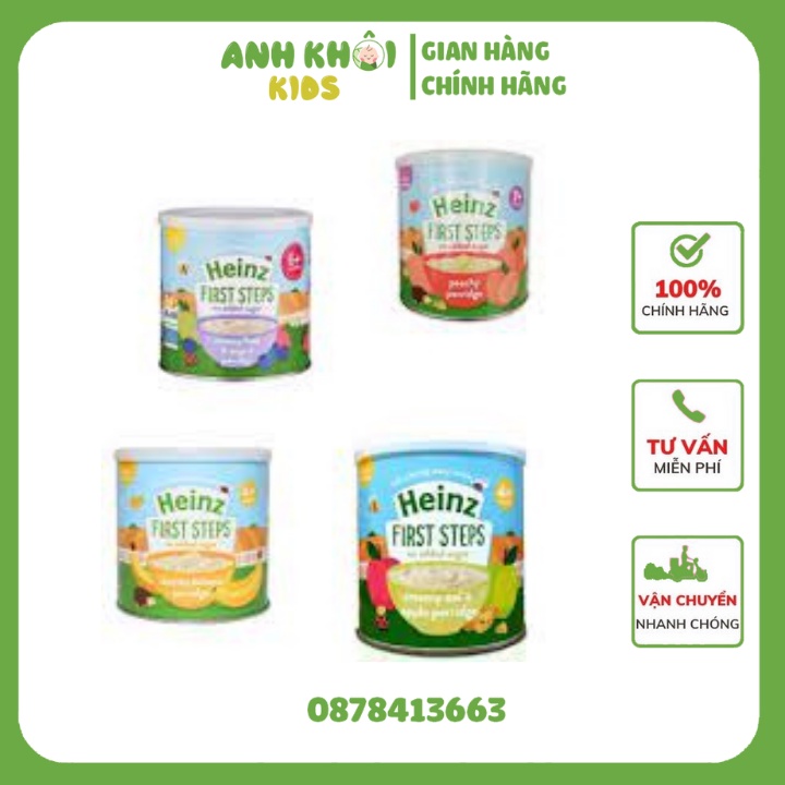 Bột Ăn Dặm Heinz Anh Bổ Sung Dinh Dưỡng Giúp Bé Ăn Ngon Miệng