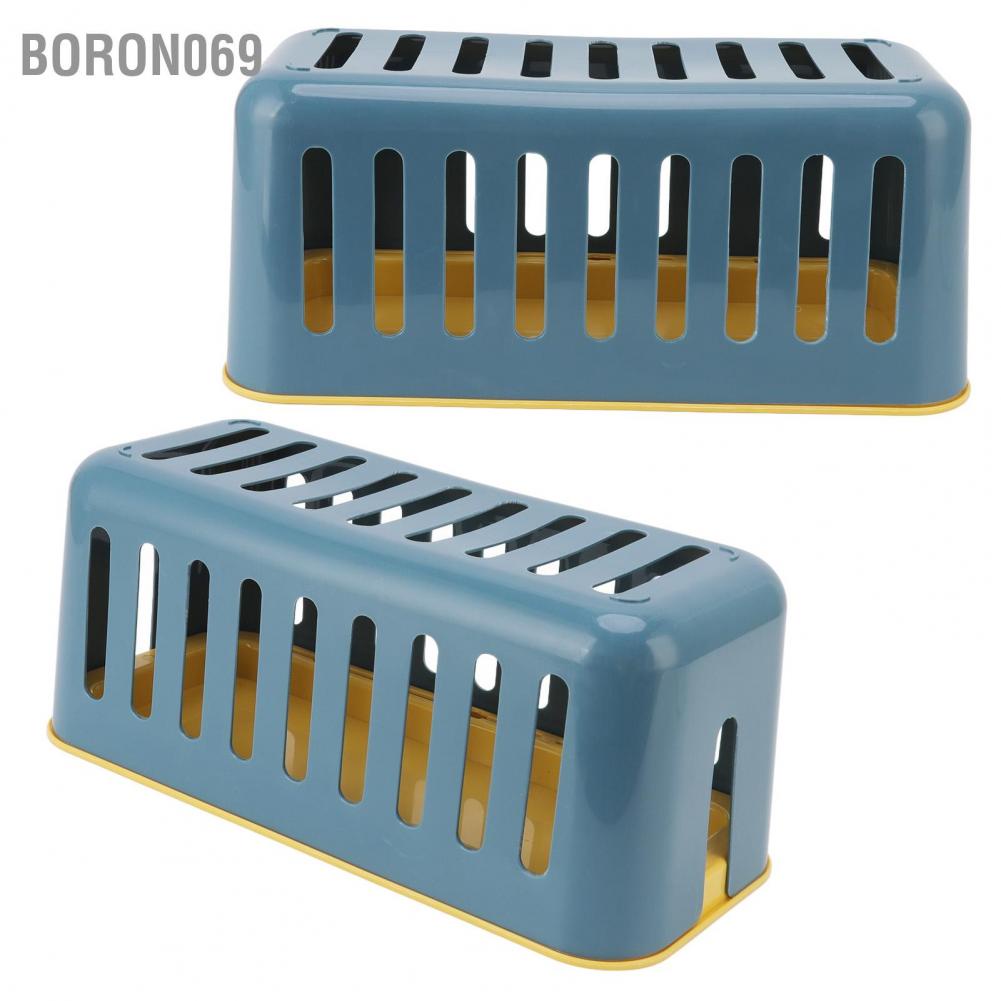 Cable Organizer Box Large Capacity Durable Plastic Flame Retardant High Safety Cord Management Box for PC TV Appliances