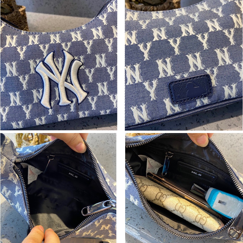 Túi Xách Đeo Vai Chất Liệu Denim Phong Cách Retro Dành Cho Nữ