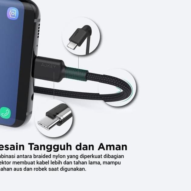 Dây Cáp Sạc Aukey Cb-Cd19 Usb Type C Sang Type C