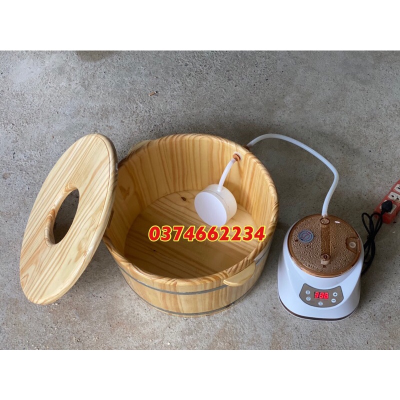 Chậu gỗ xông vùng kín⚡️BẢO HÀNH⚡️chậu gỗ xông phụ khoa