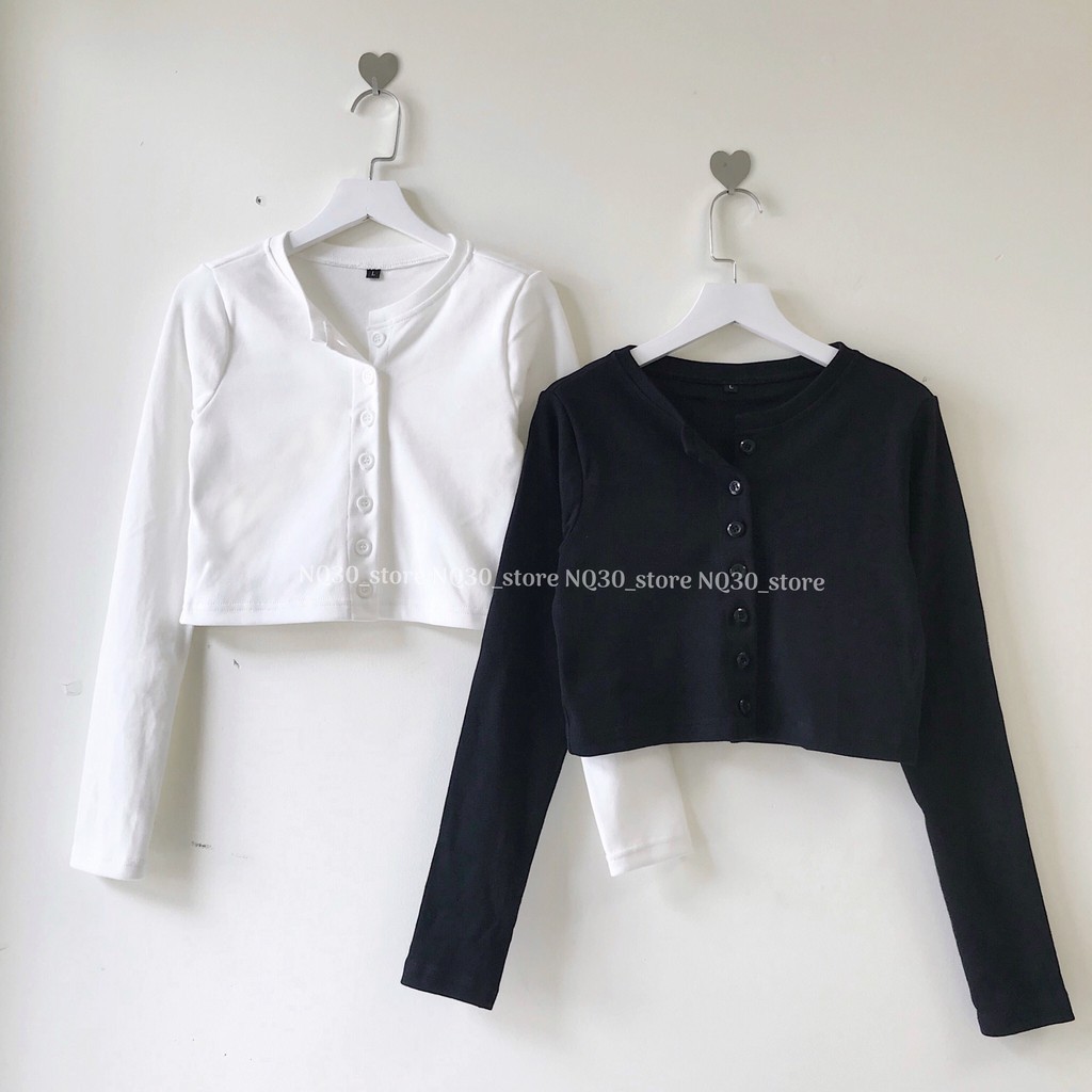 áo nữ croptop dài tay YAN xinh xắn