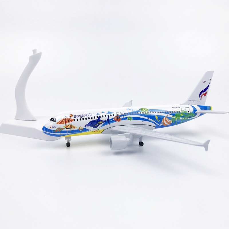 AIRCRAFT MODEL Mô Hình Máy Bay Đồ Chơi Air Bangkook A320 16cm / 20cm