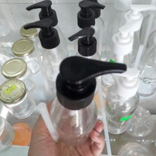 CHAI THỦY TINH CÓ VÒI ẤN 120ML, 180ML