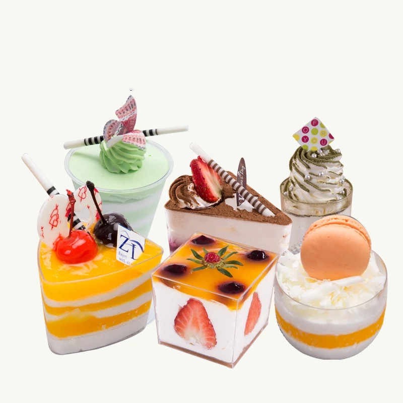 Ly nhựa trong suốt hình trái tim/ hình thang đứng | BigBuy360 - bigbuy360.vn