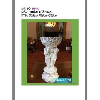 Bình hoa composite dáng thiên thần đại cao 60cm