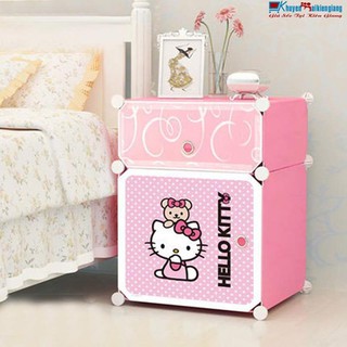 {giá rẻ ưu đãi} 0008. TỦ NHỰA 2 TẦNG HELLO KITTY  {sp yêu thíchi}