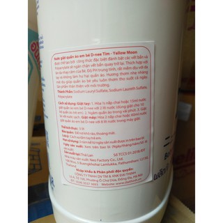 NƯỚC GIẶT D-NEE CAN 3 LÍT