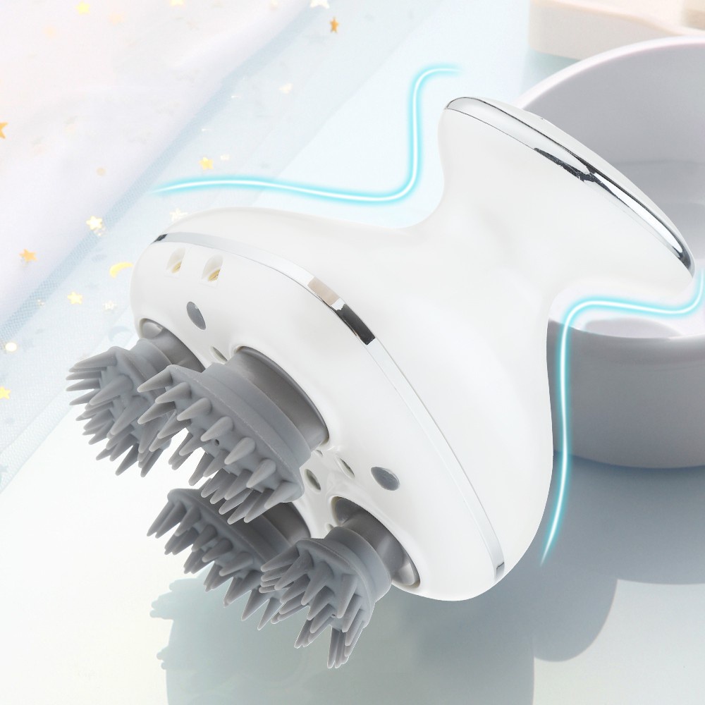 Máy massage đầu thông minh không dây sạc USB giúp thư giãn giảm căng thẳng ngăn rụng tóc