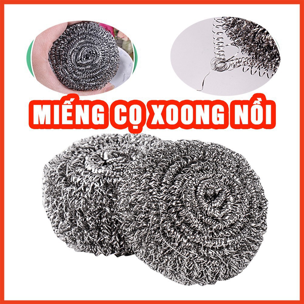 Cọ Xoong Nồi Inox Chống Gỉ - Bùi Nhùi Inox [ SIÊU RẺ ]