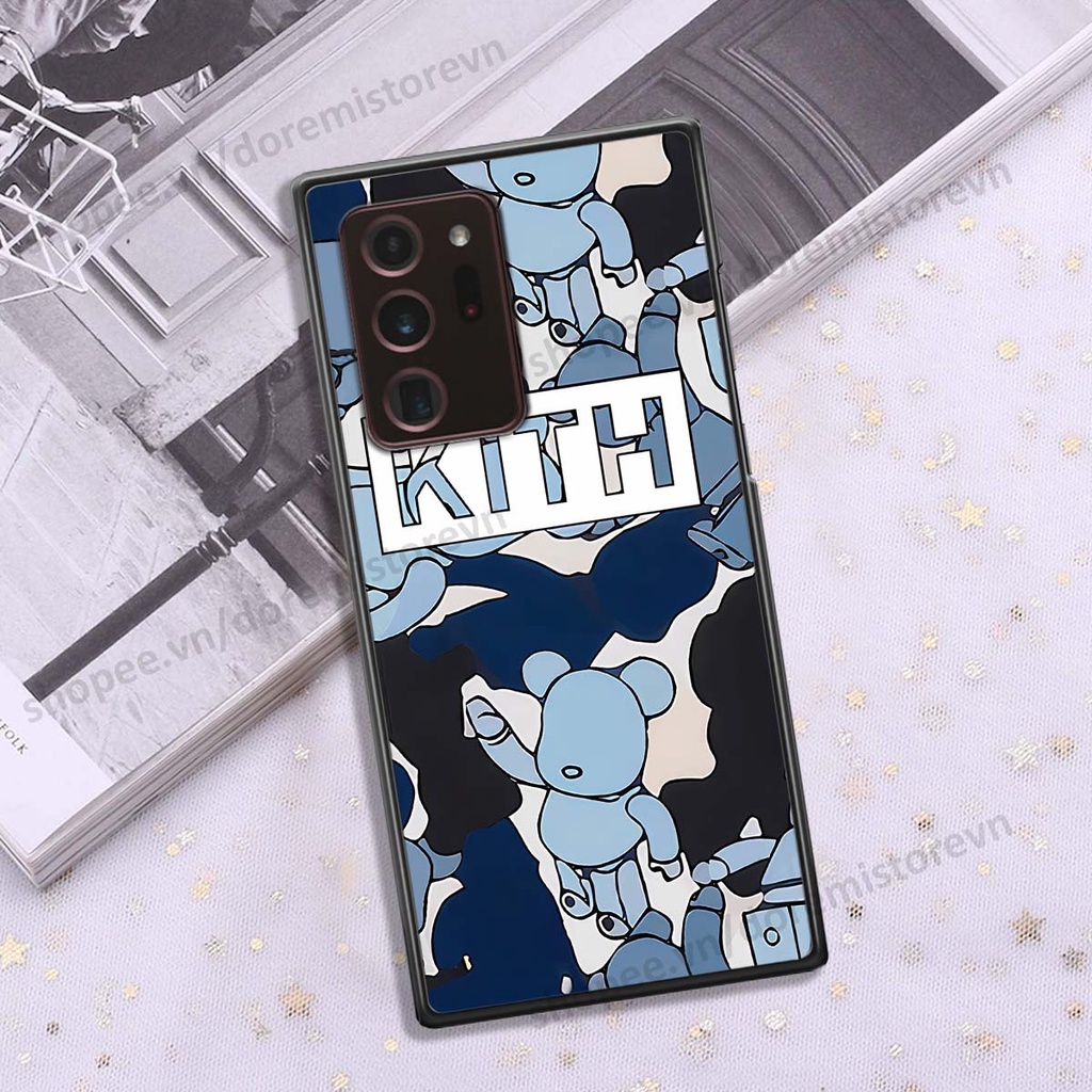 Ốp lưng Samsung Note 20 Plus / Note 20 Ultra / Note 20+ hình kaws, kith, bear brick nổi 3D phong cách độc đáo