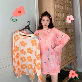 [ CÓ SẴN MẪU QUẢ CHANH ] Áo khoác mỏng đi biển