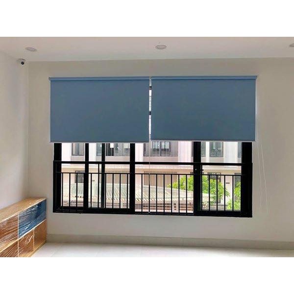 Rèm cuốn trơn, Rèm nhựa cản nắng 100%, mành nhựa cuốn tròn