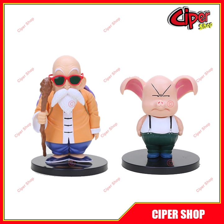 Mô hình Quy Lão Kame và Heo Oolong - Mô hình Dragon Ball