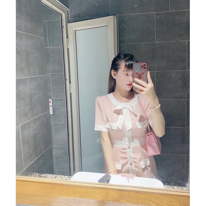 Túi đeo chéo thời trang dạng hộp khóa cài hot trend Daisy