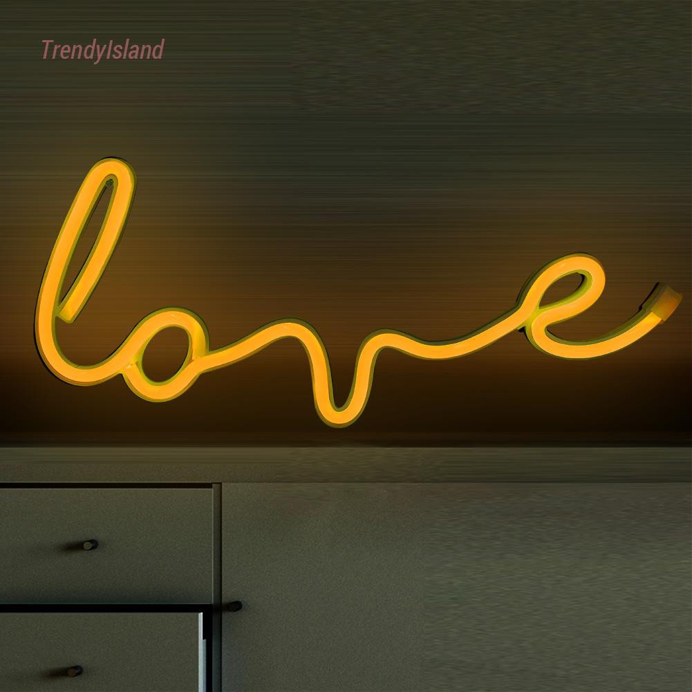 Đèn Led Neon Chữ Love Trang Trí