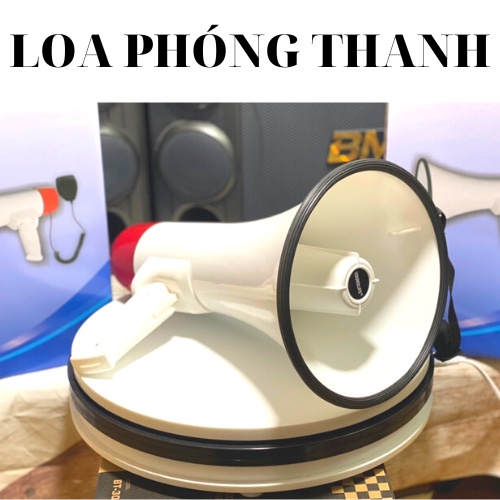 LOA PHÓNG THANH PHÁT THANH CẦM TAY CÔNG SUẤT LỚN 60W HÀNG CHUẨN