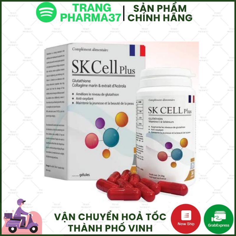 SK CELL VIÊN UỐNG GLUTATHIONE TRẮNG DA PHÁP 30 VIÊN