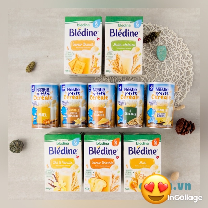 Bột lắc sữa Bledina/ Nestle Pháp cho bé lon 400g