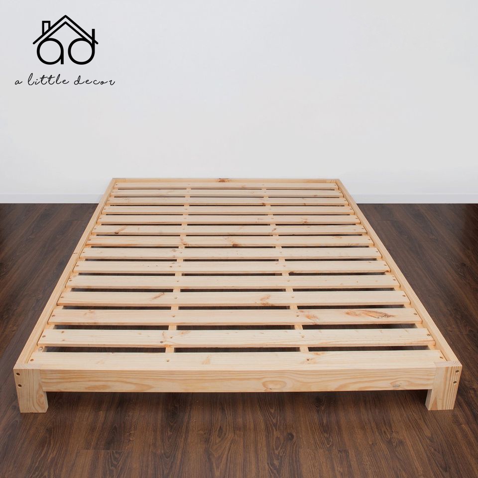 Giường Pallet Hiện Đại A Little Decor - Giường Pallet Chân Đứng Cao 30cm Gỗ Thông Mỹ Nhập Khẩu Mới 100% Chưa Qua Sử Dụng